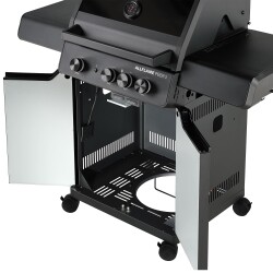 Rösle Allflame Peer 3 Gazlı Barbekü İstasyonu - Siyah - 4