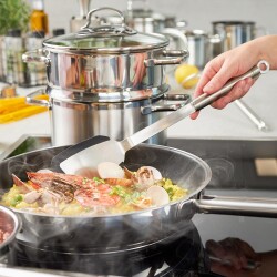 Rösle Silikon Uçlu Paslanmaz Çelik Spatula 10635 - 2