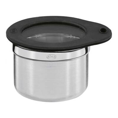 Rösle Silikon ve Cam Kapaklı Saklama Kabı Paslanmaz Çelik 0,3 Lt 16553 - 1
