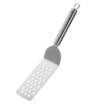 Rösle Spatula Açılı Paslanmaz Çelik Delikli 32 cm 12547 - 1