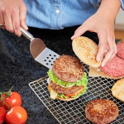 Rösle Spatula Açılı Paslanmaz Çelik Delikli 32 cm 12547 - 2